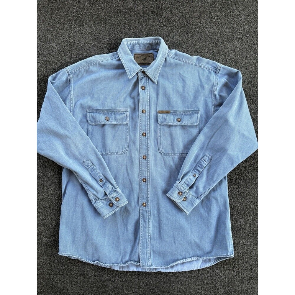 Vintage North River Outfitters Denim Shirt‎ Men’s Large